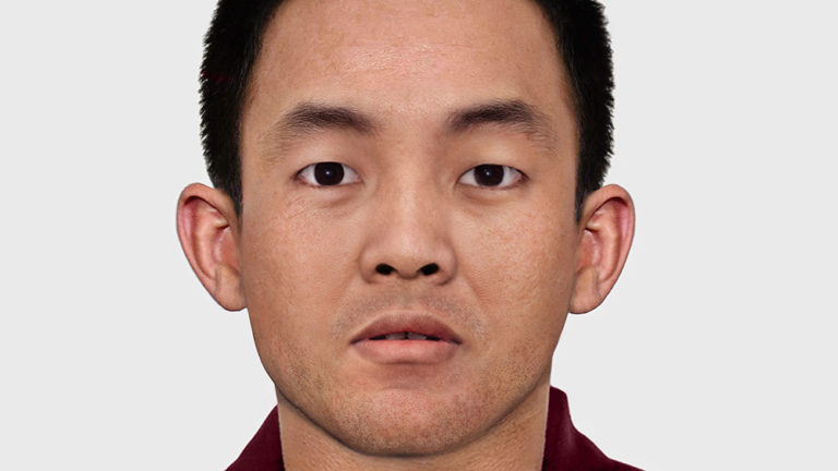 A reconstructed image of how the Panchen Lama might look at the age of 30. Credit- International Tibet Network