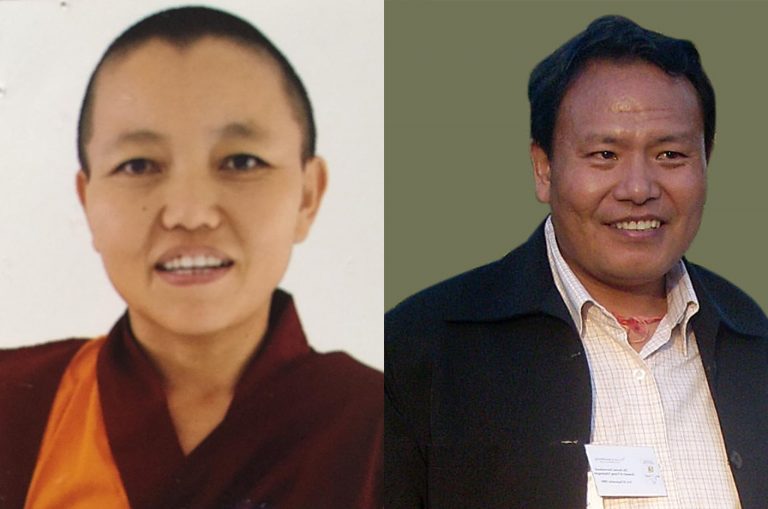 Geshema Delek Wangmo (L) and Mr. Sonam Gyaltsen (R), newly elected additional election commissioners (Photo courtesy TPiE)