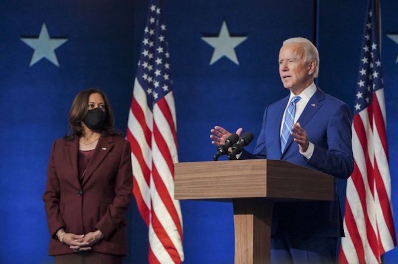 US President-elect Joe Biden and his running mate Kamala Harris (twitter)