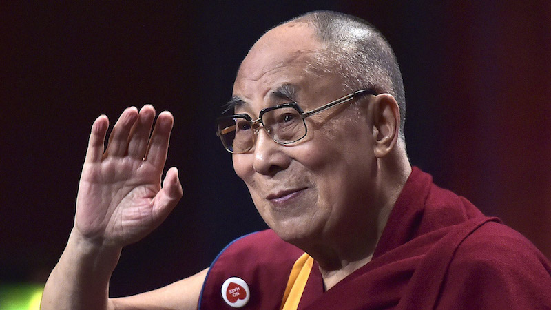 Tibetan leader His Holiness the Dalai Lama called for a unified global action against climate change at the G7 meeting on Saturday (Photo- AFP)